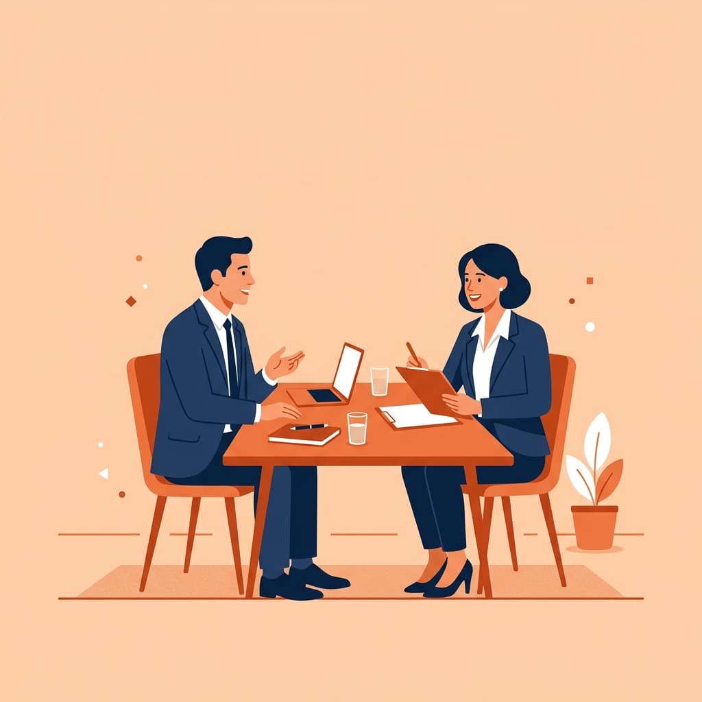 Coaching Entretien Illustration