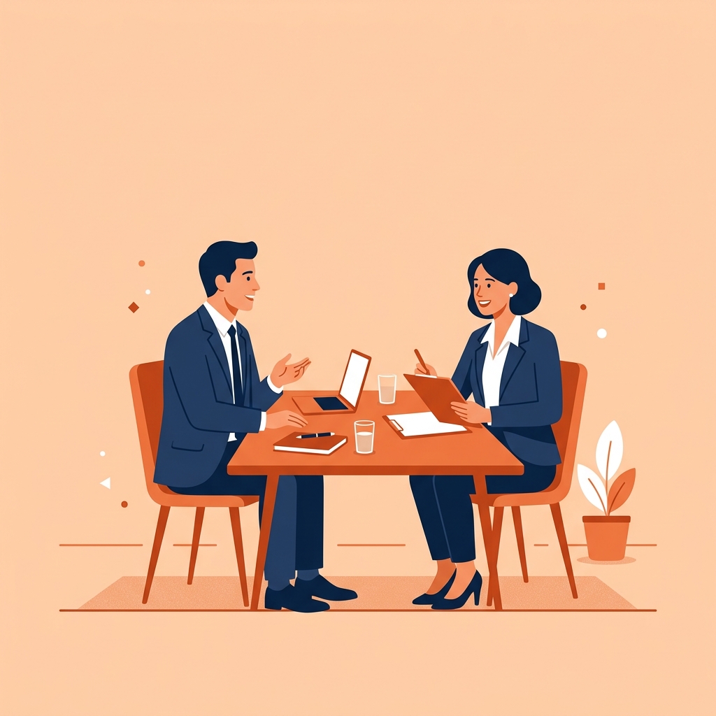 Interview Coaching Illustration